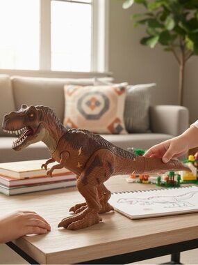 TOYS R US - Animal Planet Big T-Rex Dinosaur — Light-Up Eyes & Roaring Sounds